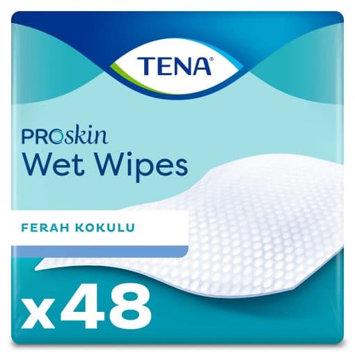 TENA ProSkin 3'ü Bir Arada Vücut Temizleme Havlusu 48'li