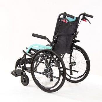 Wollex Refakatçi Tekerlekli Sandalye (Mavi) W864