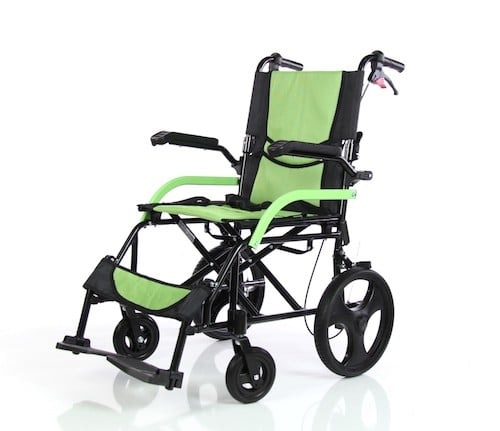 Wollex Refakatçi Tekerlekli Sandalye (Yeşil) W865