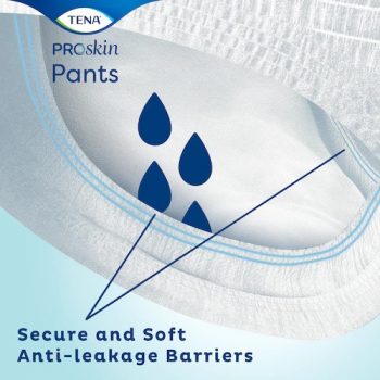TENA ProSkin Pants Plus Emici Külot, En Büyük Boy (XL), 6 Damla, 12'li 4 Paket 48 Adet